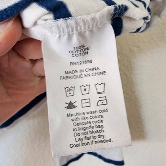 Demylee New Jenna Stripe Top S - Picture 5 of 5